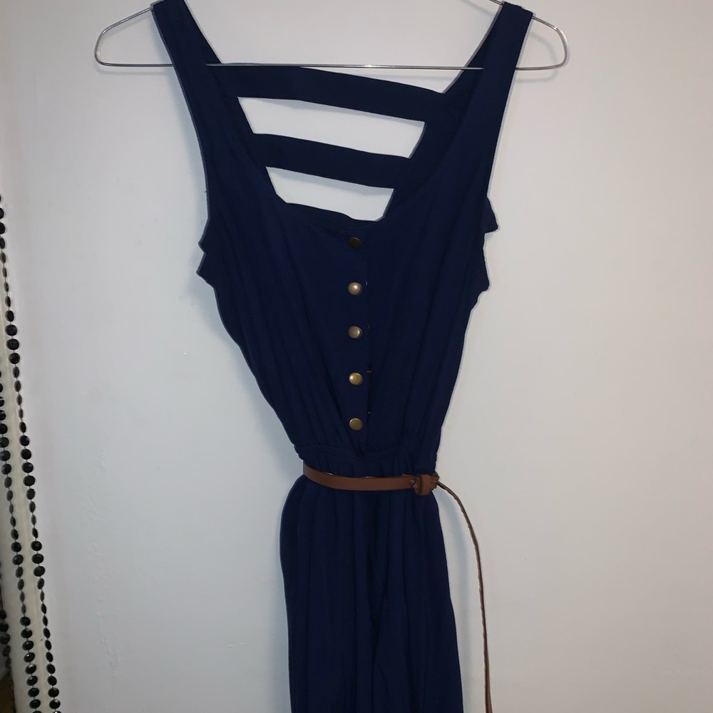 Blue navy dress